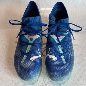 Puma Blue Soccer Cleats, Youth size 5.5